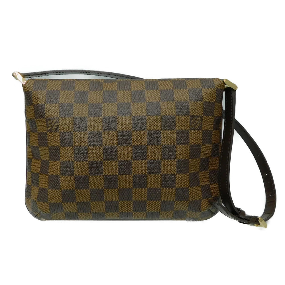Louis Vuitton Bag Musette Shoulder Damier Short Brown Tango Ebene Brown